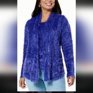 Coleen Lopez Eyelash Cardigan Tank Set NWT Size XS